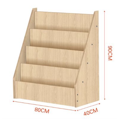 Childrens Wooden Book Case